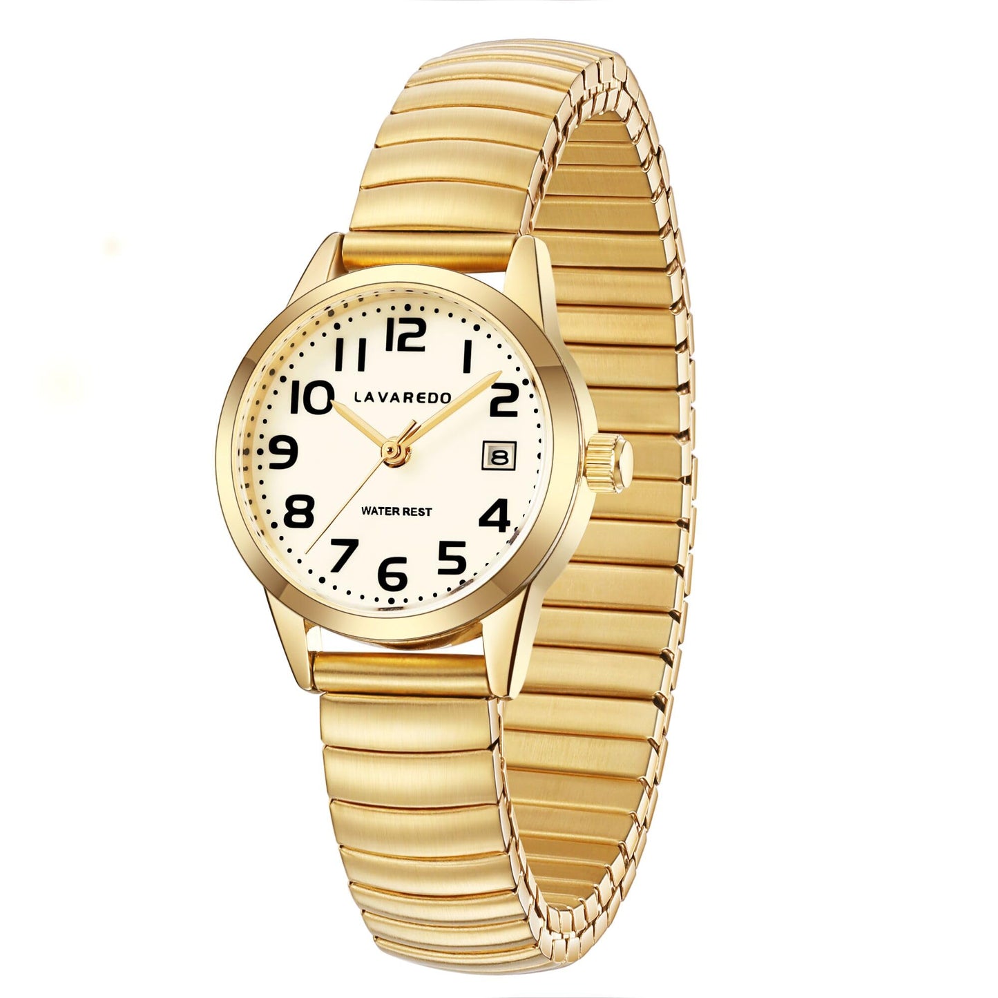 Elegant Gold Watches for Women Small Analog Watch, Waterproof Ladies Watches with Stainless Steel Expansion Band and Luminous Dial - Fashionable Christmas & Birthday Gifts for Women