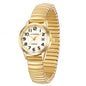 Elegant Gold Watches for Women Small Analog Watch, Waterproof Ladies Watches with Stainless Steel Expansion Band and Luminous Dial - Fashionable Christmas & Birthday Gifts for Women