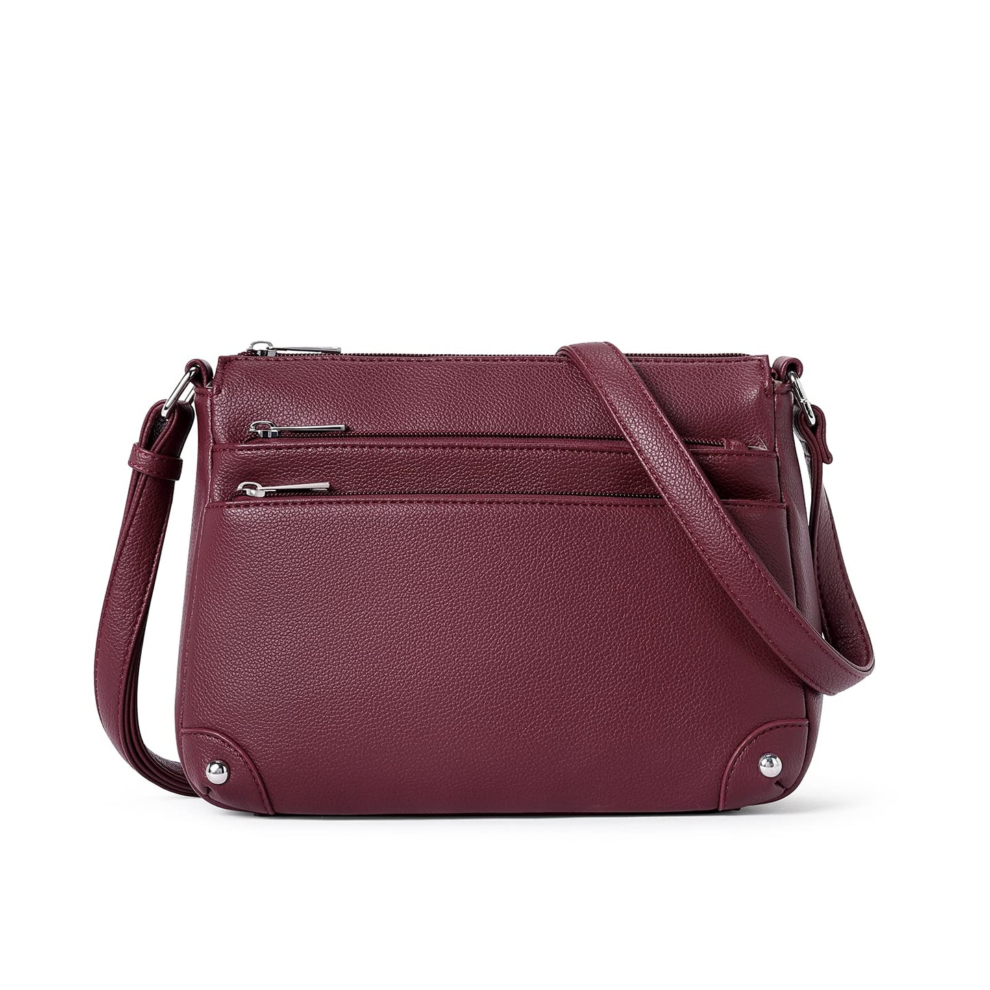 WESTBRONCO Crossbody Bags for Women, Medium Size Shoulder Handbags, Satchel Purse with Multi Zipper Pocket
