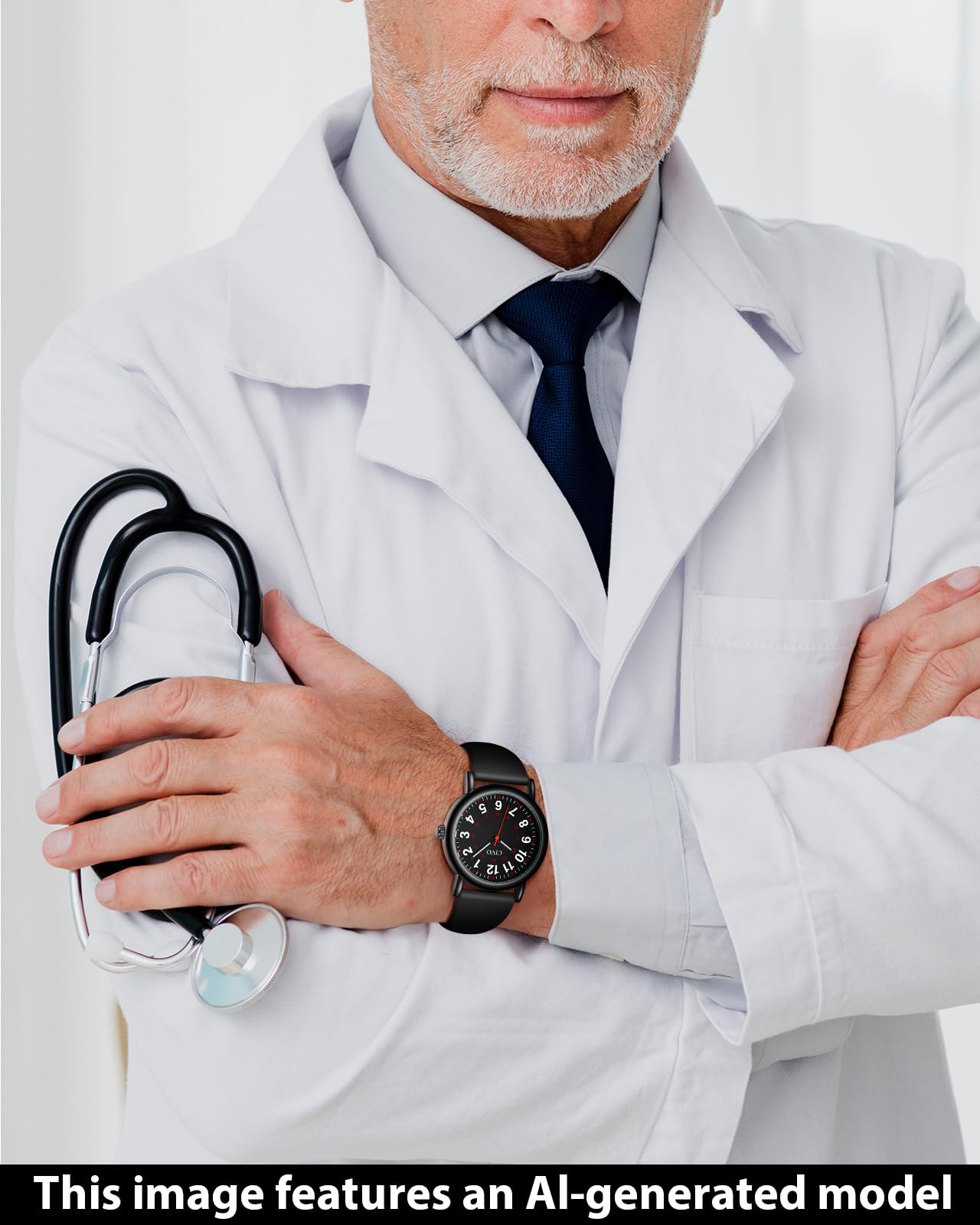 CIVO Nurse Watches for Women Men: Analog Waterproof Watch with Easy Read Dial Second Hand - Gifts for Nurses Medical Student Doctors