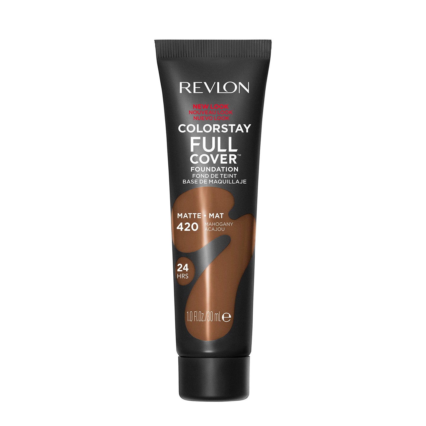 Revlon ColorStay Full Cover Longwear Matte Foundation, Heat & Sweat Resistant Lightweight Face Makeup, 200 Nude, 1.0 fl oz