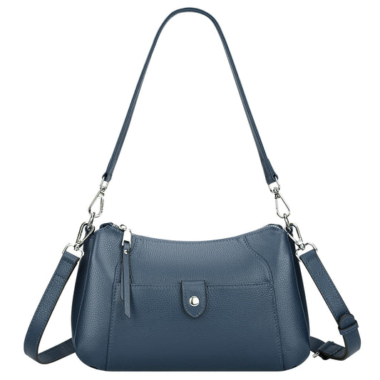 Over Earth Genuine Leather Small Hobo Crossbody Bags for Women Shoulder Purses and Handbags