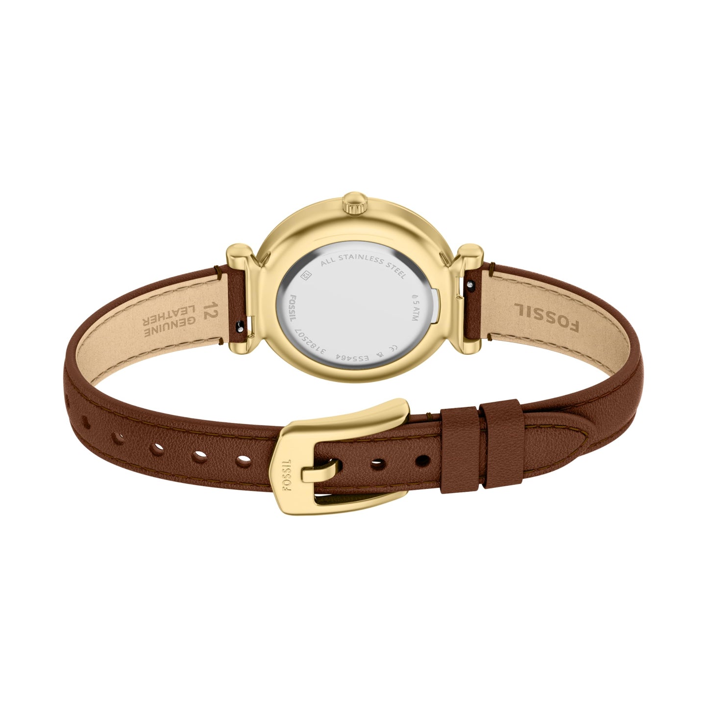Fossil Women's Watch and Bracelet Set, Carlie Three-Hand Stainless Steel Watch for Women and Bracelet Set