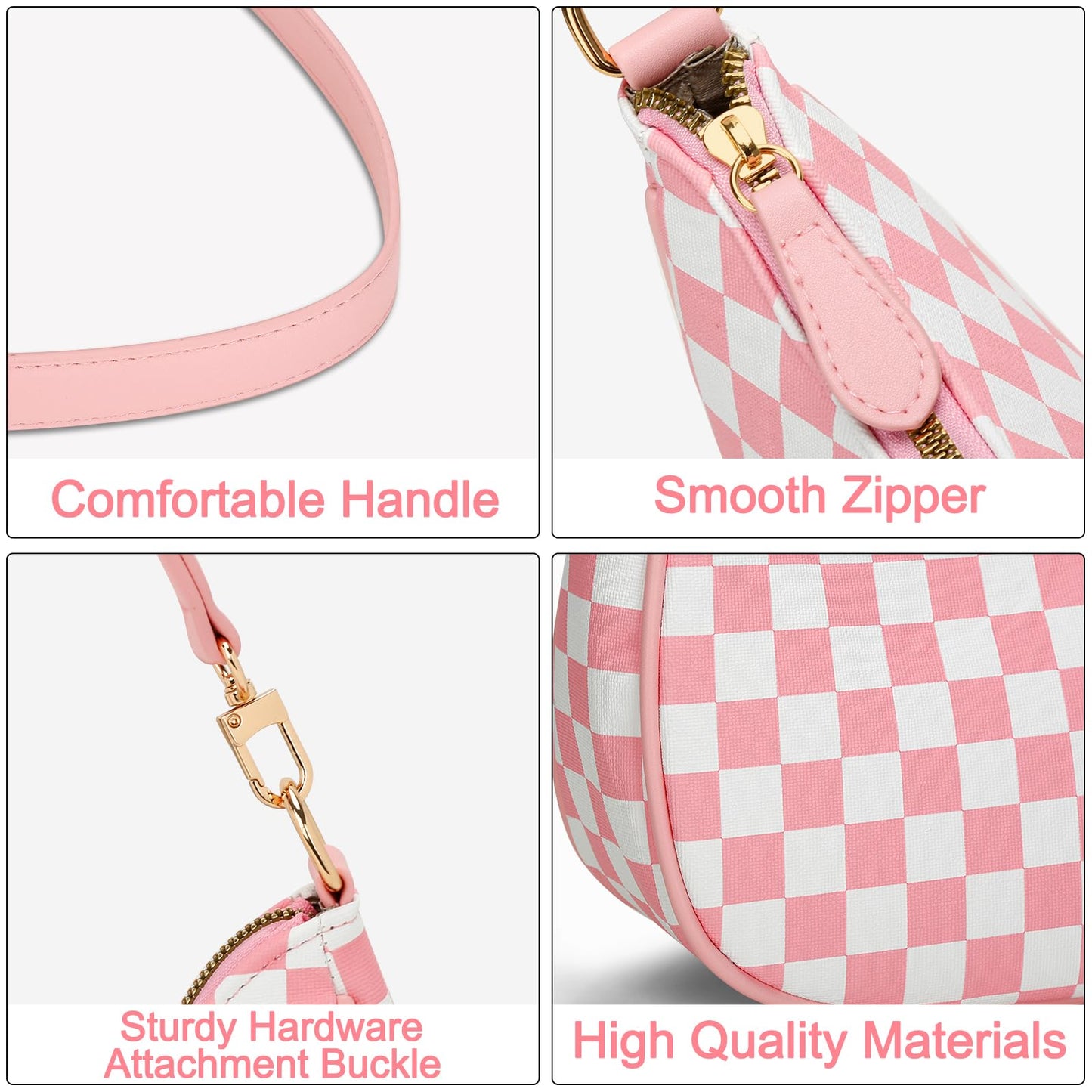 KKXIU Shoulder Bag for Women Cute Hobo Purses and Handbags Retro Clutch Underarm Purse | Cute