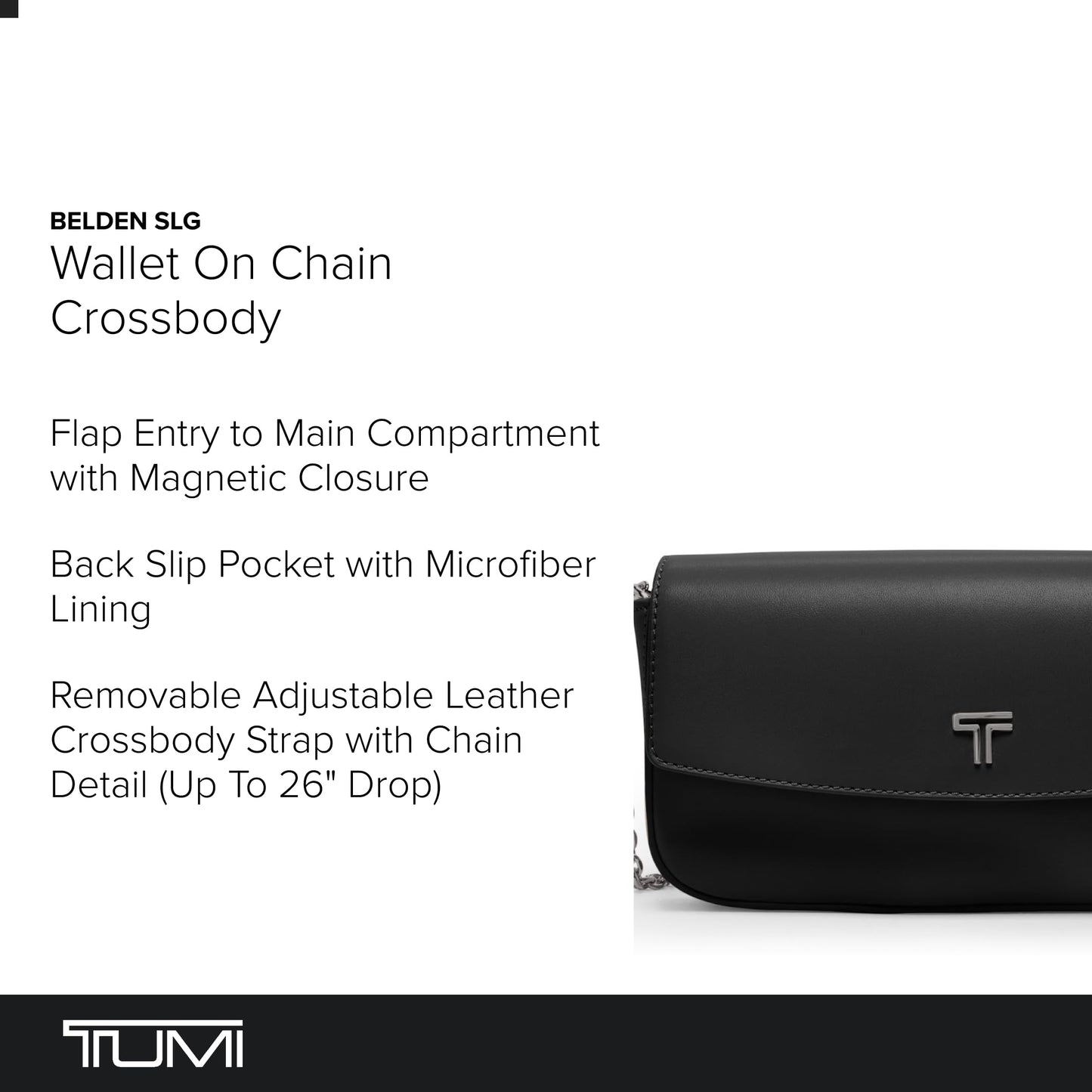 TUMI Womens Wallet on Chain