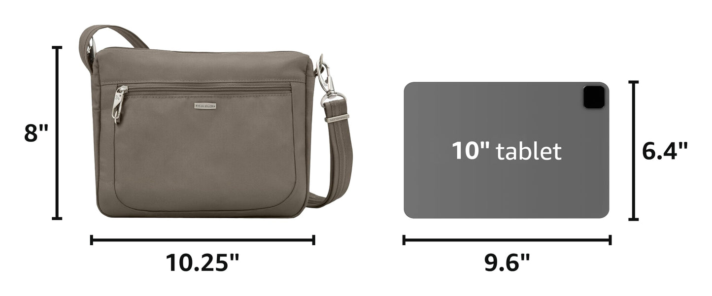 Travelon Anti-Theft Classic Small East/West Crossbody
