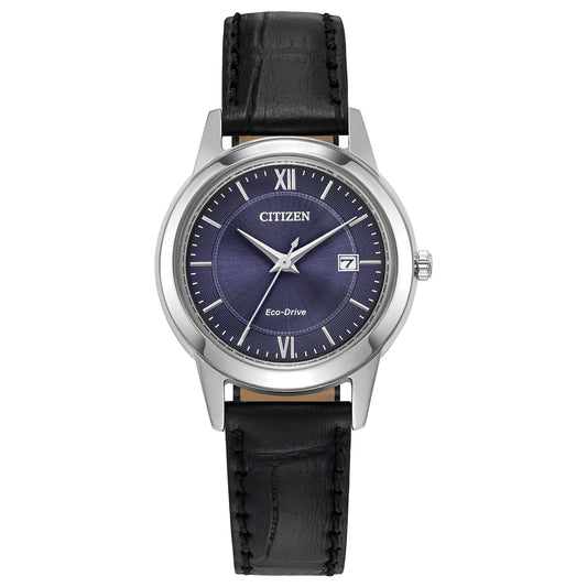 Citizen Ladies' Eco-Drive Classic Leather Strap Watch with 3-Hand Date