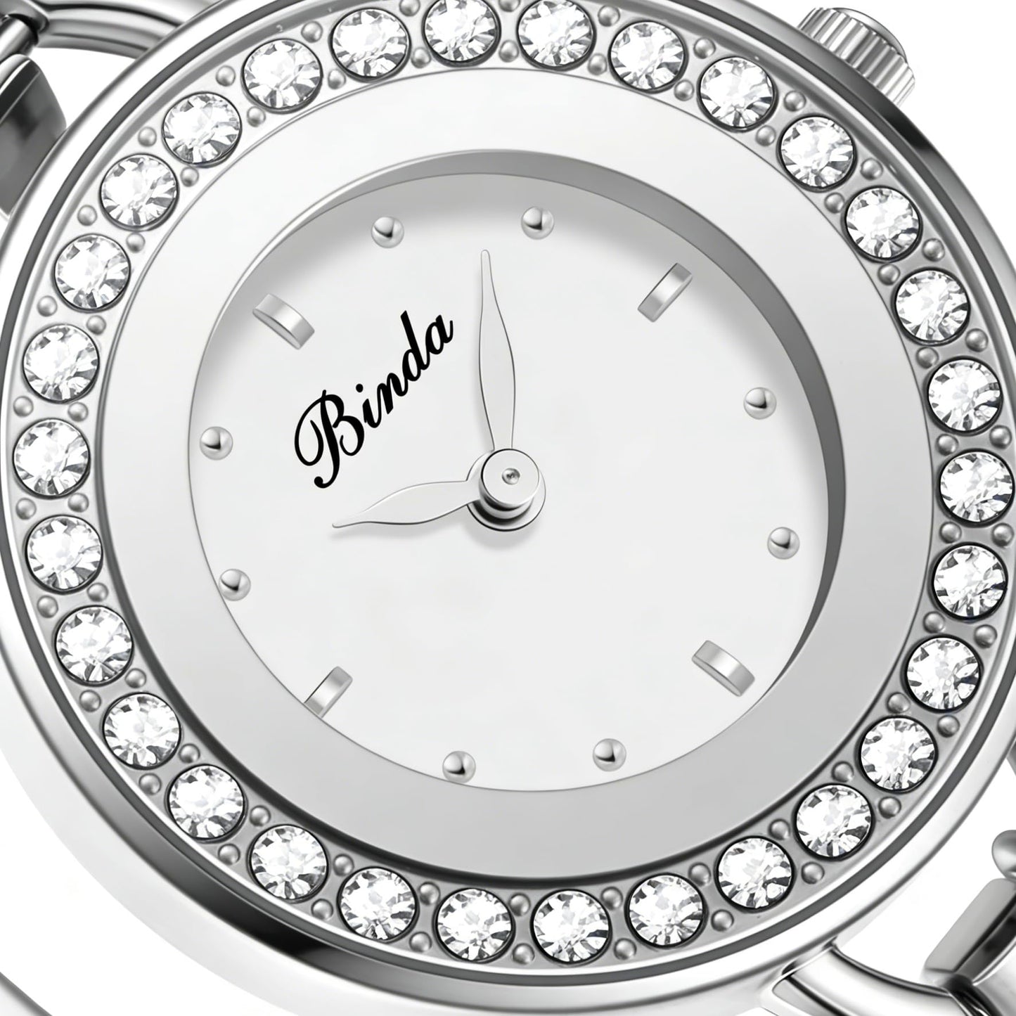 Binda Women's Quartz Watch – Stainless Steel Bracelet, Round Elegant Dial, Suitable for Daily and Formal Wear, Gift Box Included