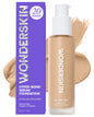 Wonderskin Hyper Bond All-Day Stay Serum Foundation – Waterproof, Transfer-Proof, 24HR Longwear Face Makeup with Niacinamide & Hyaluronic Acid – Lightweight, Natural Finish (Echo)
