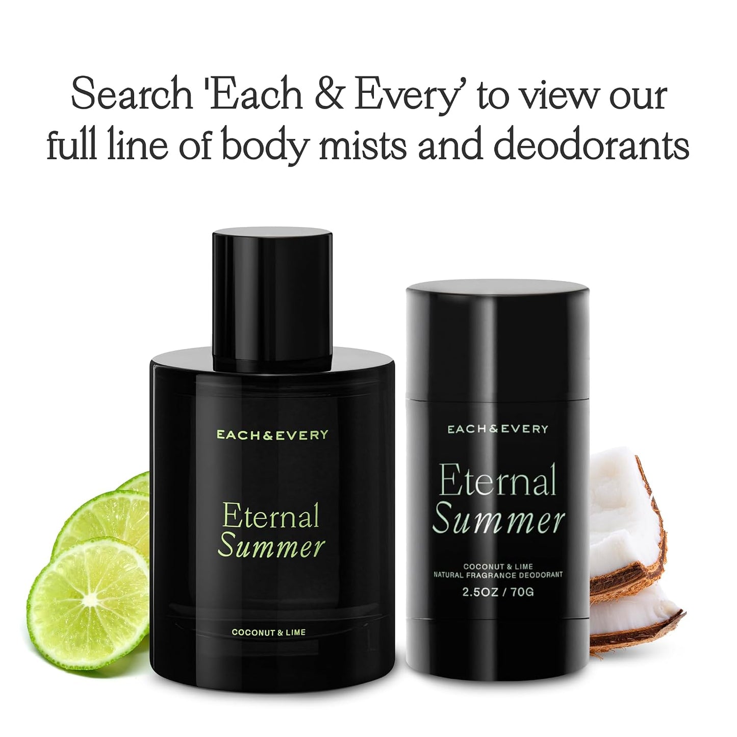 Each & Every Hair & Body Mist Bundle for Women & Men – 100% Natural Fragrance, Vegan & Cruelty-Free – After Glow, Eternal Summer & This Love Scents, 3-Pack