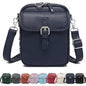 Leather Crossbody Bag for Women,Anti-Theft Messenger Bag with Large Capacity,Built-in Purse Card Slots Shoulder Sling Bag