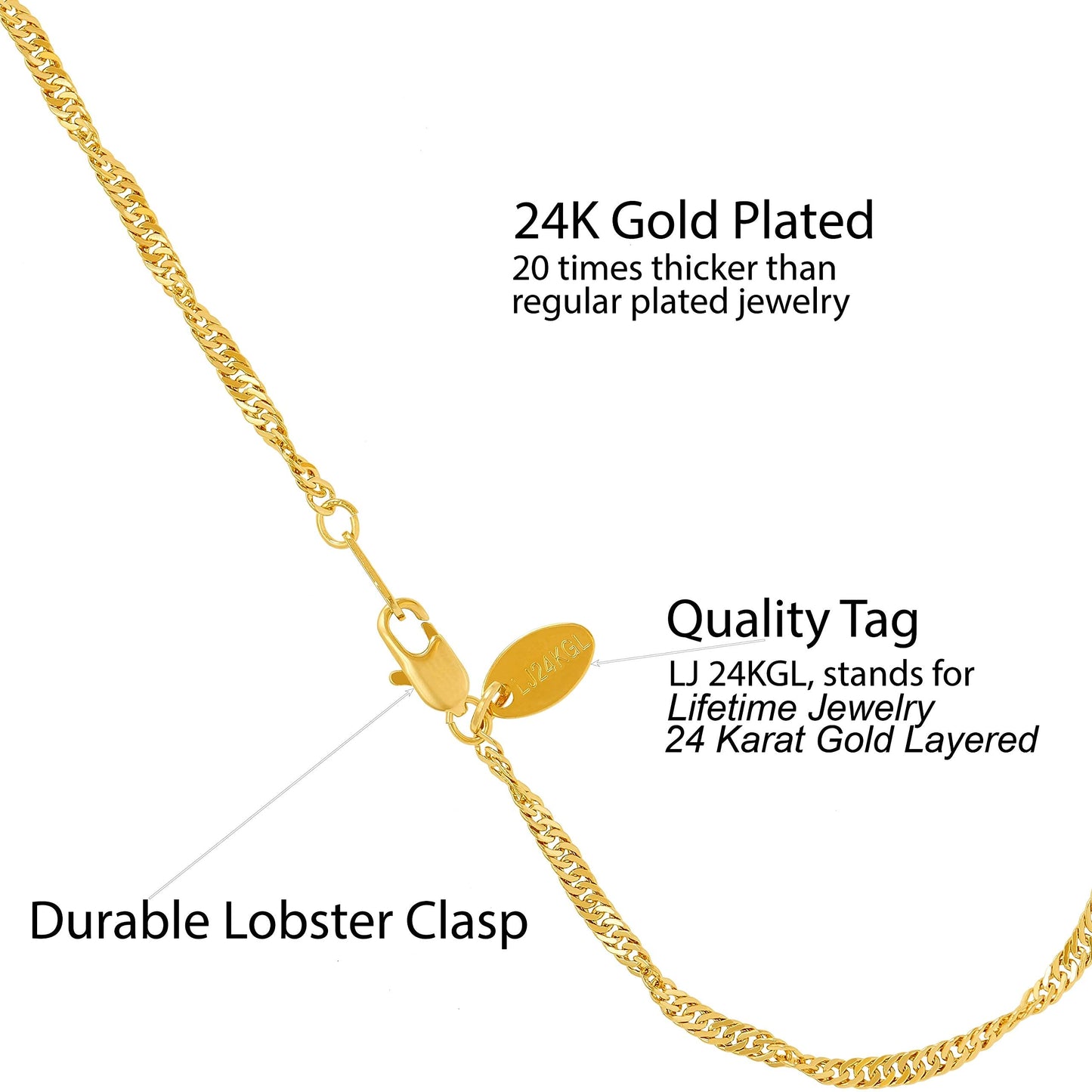Premium Gold-Plated Stainless Steel Jewelry – Tarnish-Resistant & Waterproof From UNCLE LOL