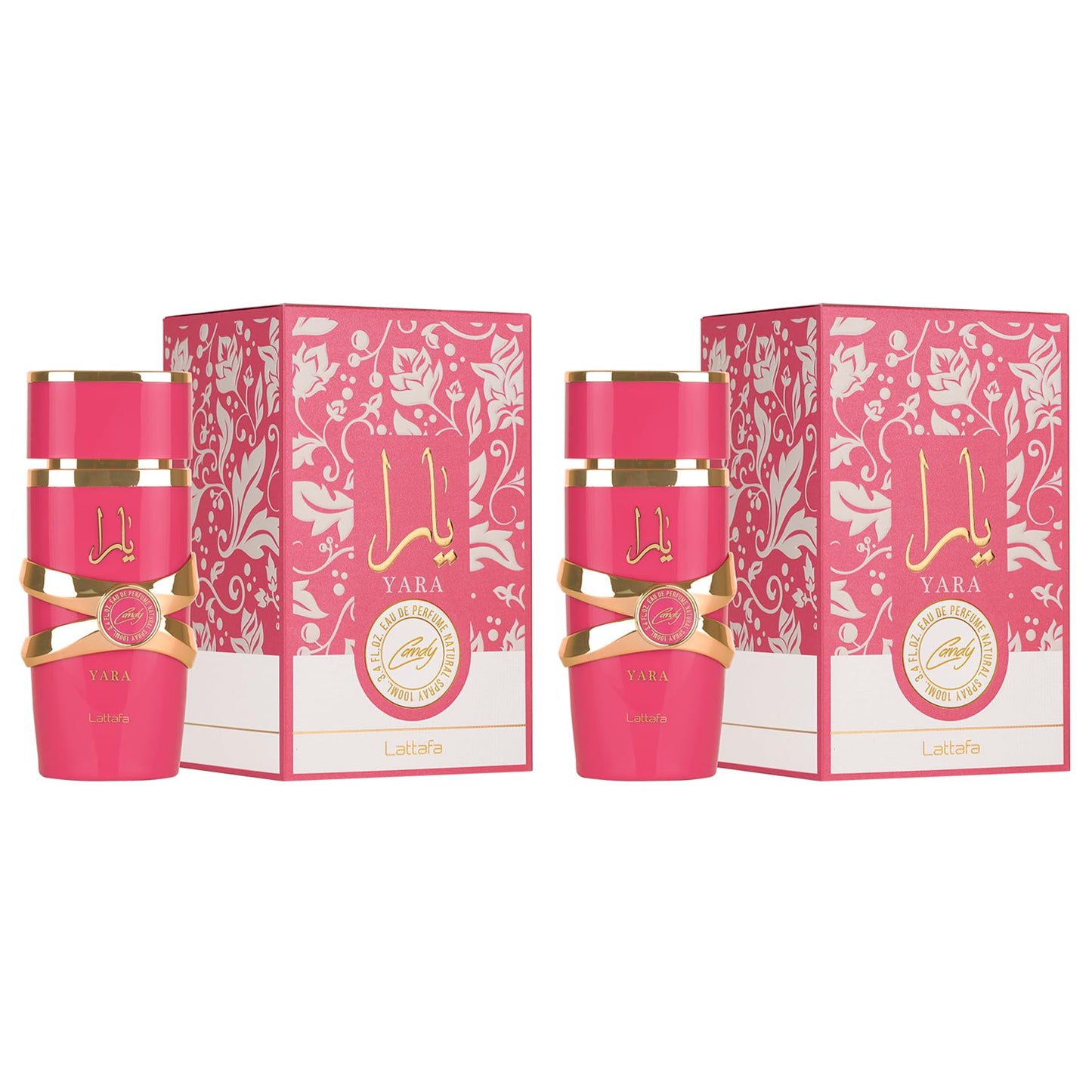 Lattafa Yara Candy - Vanilla, Fruity, Citrus, Floral - Eau de Parfum Long-Lasting Fragrance for Women, 3.40 Ounce / 100 ml