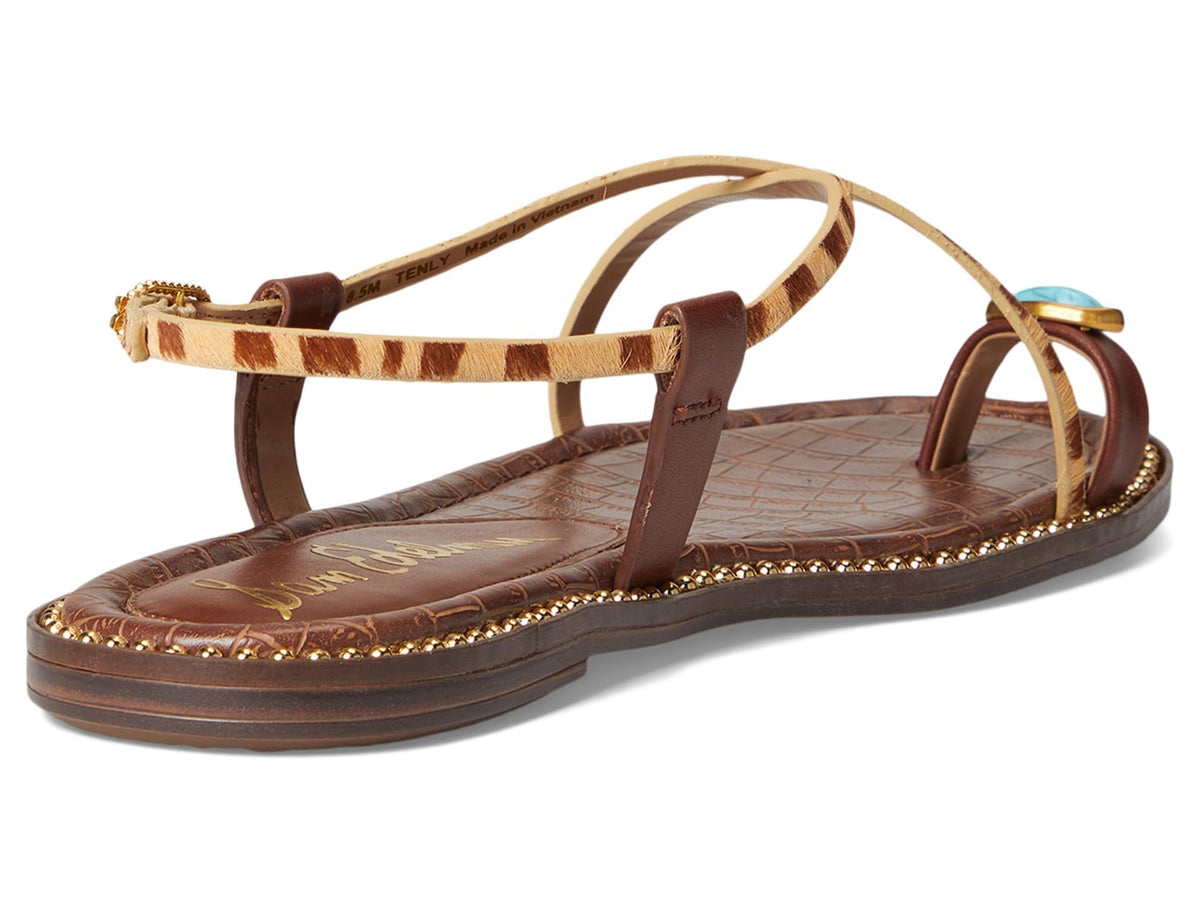 Sam Edelman Women's Tenly Flat Sandal, Summer Sand, 6.5Sam Edelman Women's Tenly Flat Sandal, Summer Sand, 6.5