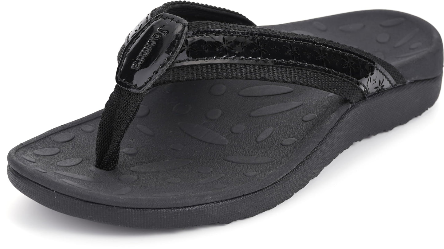 Joomra Arch Support Flip Flops for Women Size 10 Thong Sandals WhiteJoomra Arch Support Flip Flops for Women Size 10 Thong Sandals White