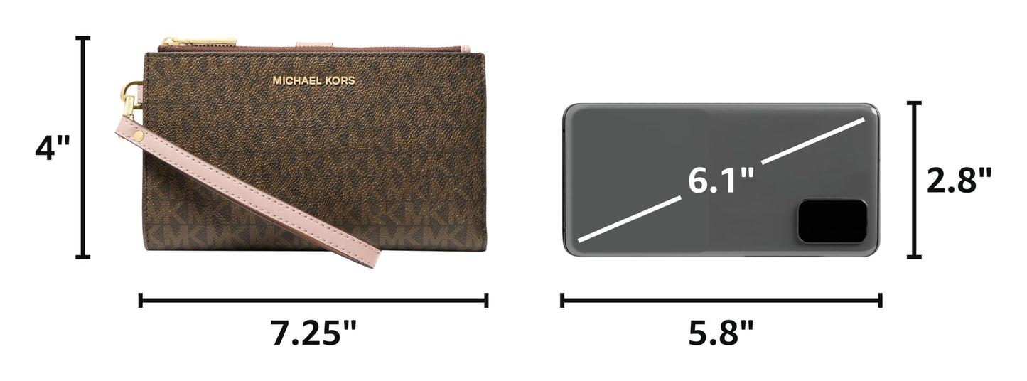 Michael Kors Women’s Jet Set Double Zip Wristlet