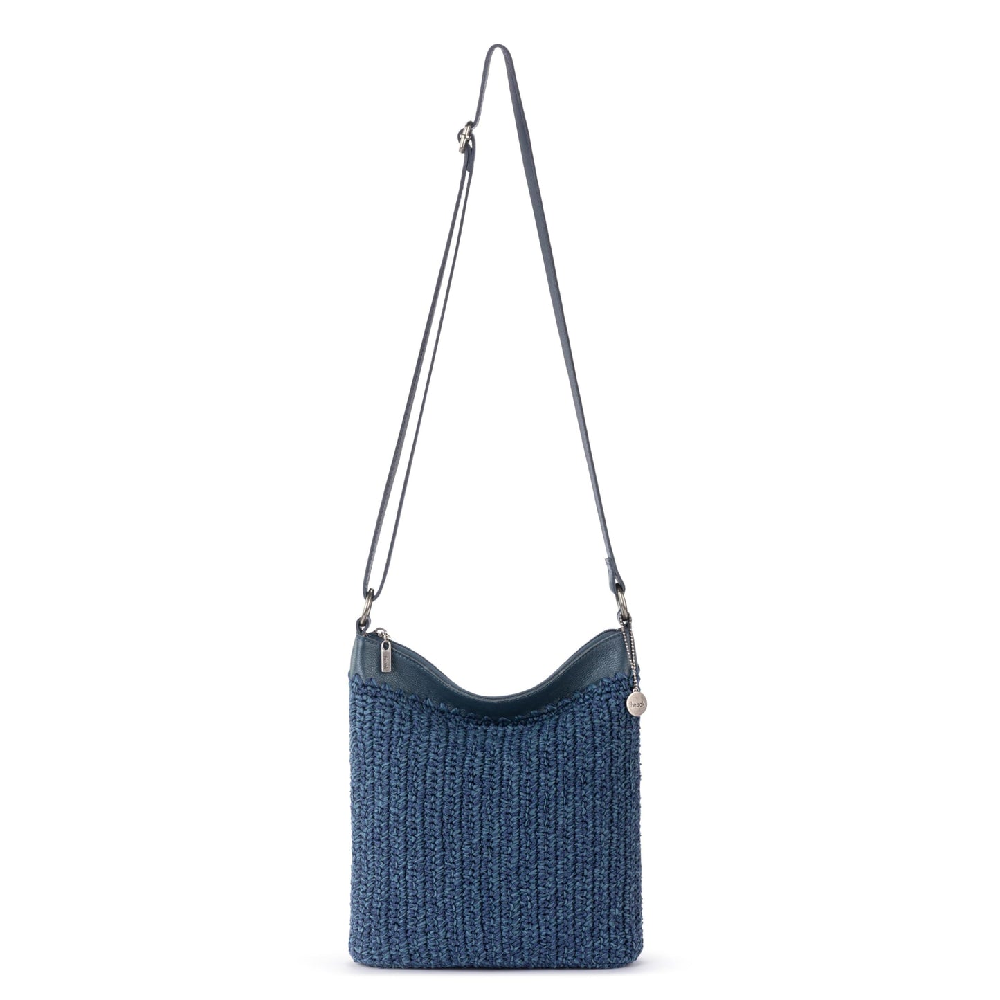 The Sak Lucia Crossbody Bag in Crochet, Convertible Purse with Adjustable Shoulder Strap