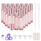 PrettyCare 4 Pack Amber Glass Oil Roller Bottles for Essential Oils 10ml, Roll On Bottles with Stainless Steel Roller Ball Leak-Proof Perfume Travel Refillable Bottle Empty, Beauty & Personal Care