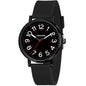 Women's Analog Nurse Watch with Second Hand for Nursing, 12/24 Time, Silicone Band, Easy Read