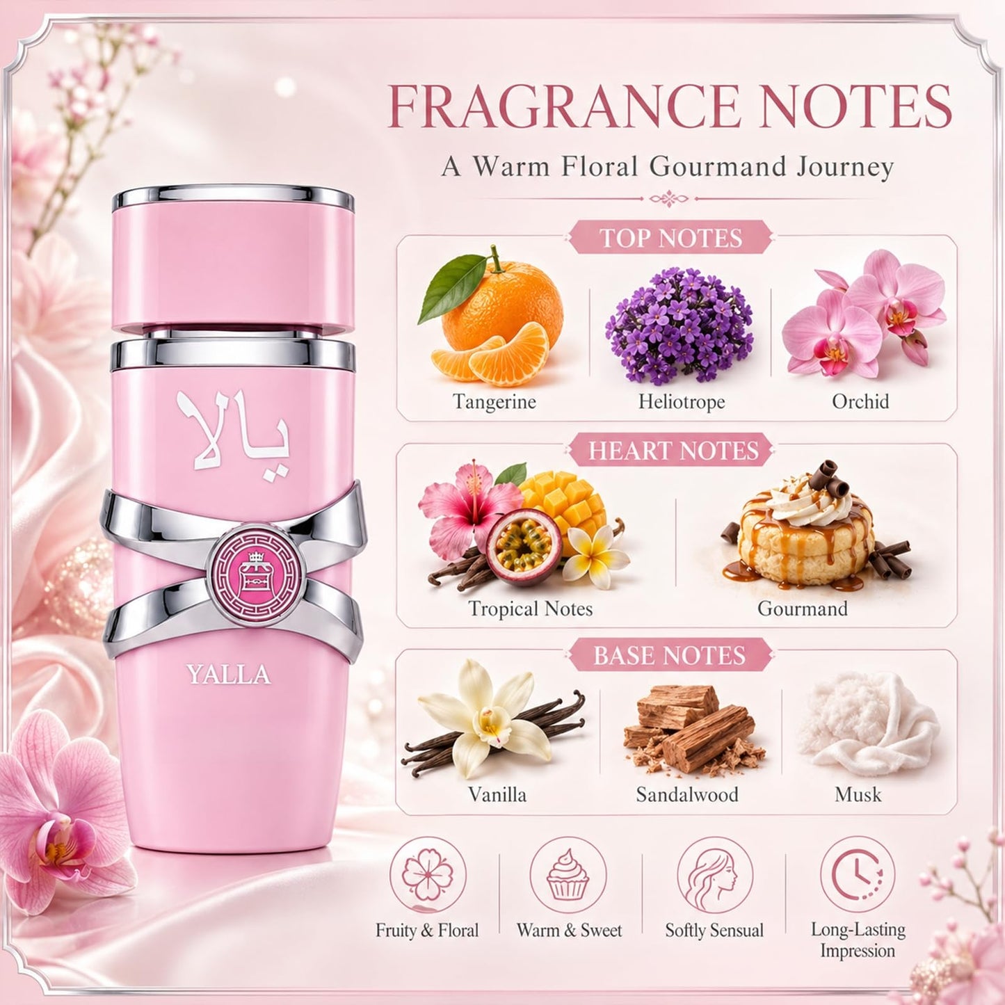 Women's Perfume Long Lasting - Eau de Parfum All Day Fragrance for Gift, Daily & Casual Use - 3.4oz, 100ml