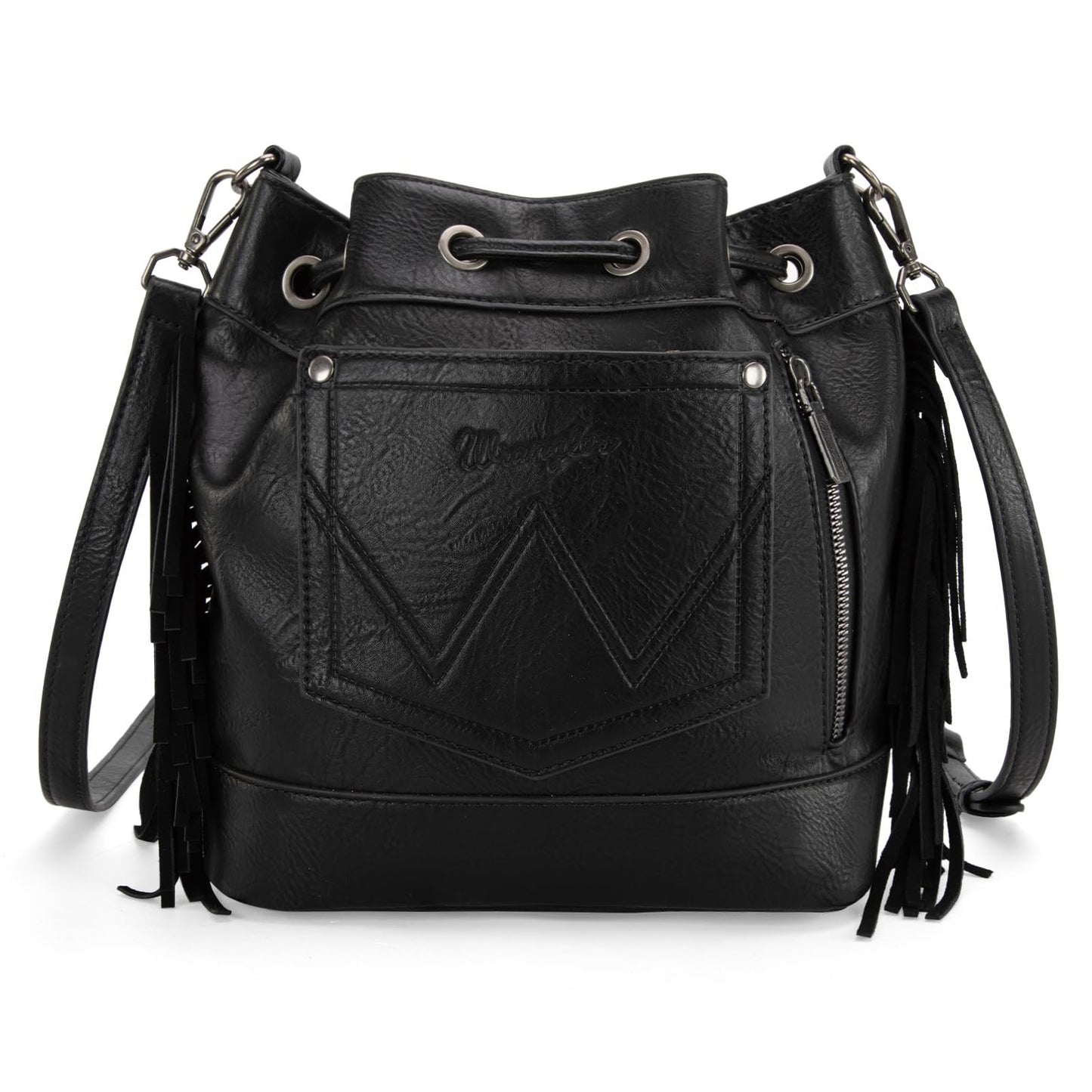 Wrangler Hobo Bags for Women Designer Aztec Bucket Purses Western Tapestry Shoulder Handbags