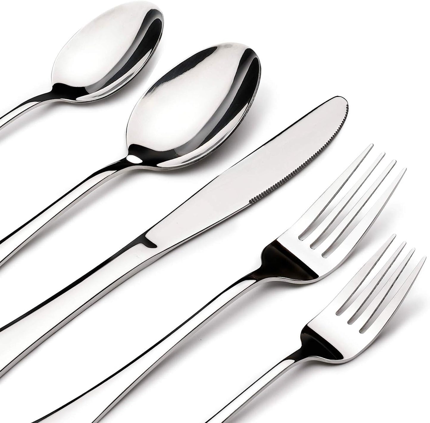 Silverware Set, Stainless Steel Flatware Utensils Cutlery Set