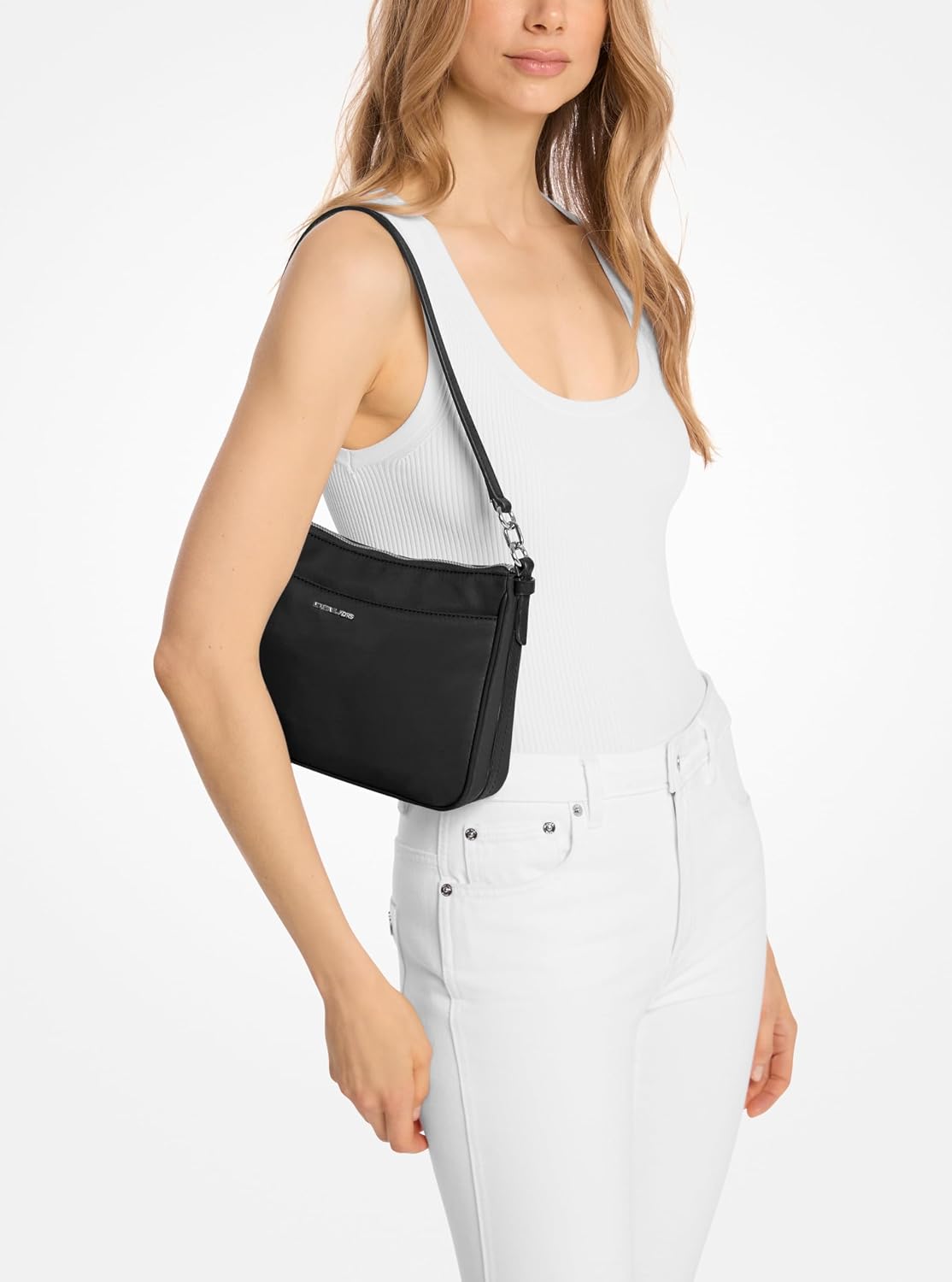 Michael Kors Women's Jet Set Top Zip Pochette Crossbody Bag