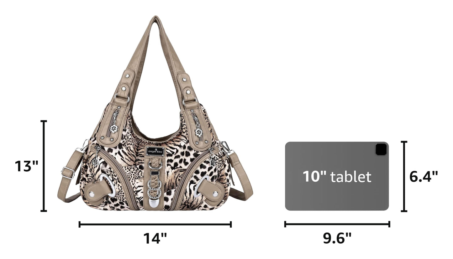 Angelkiss Hobo Purses and handbags for Women Satchel Handbag Women Purses Large Daily Shoulder Bags