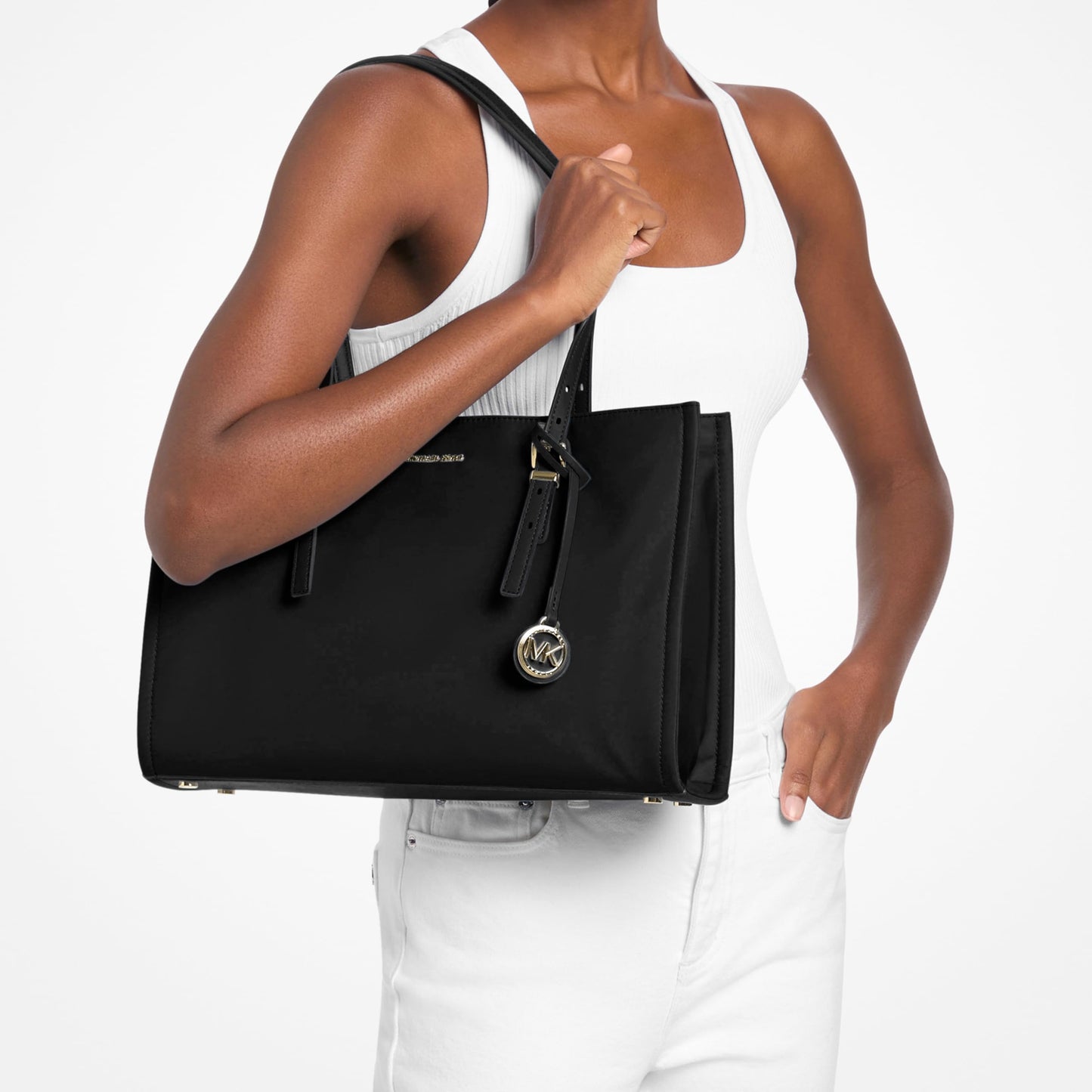 Michael Kors Women's Zadie Medium Top Zip Tote