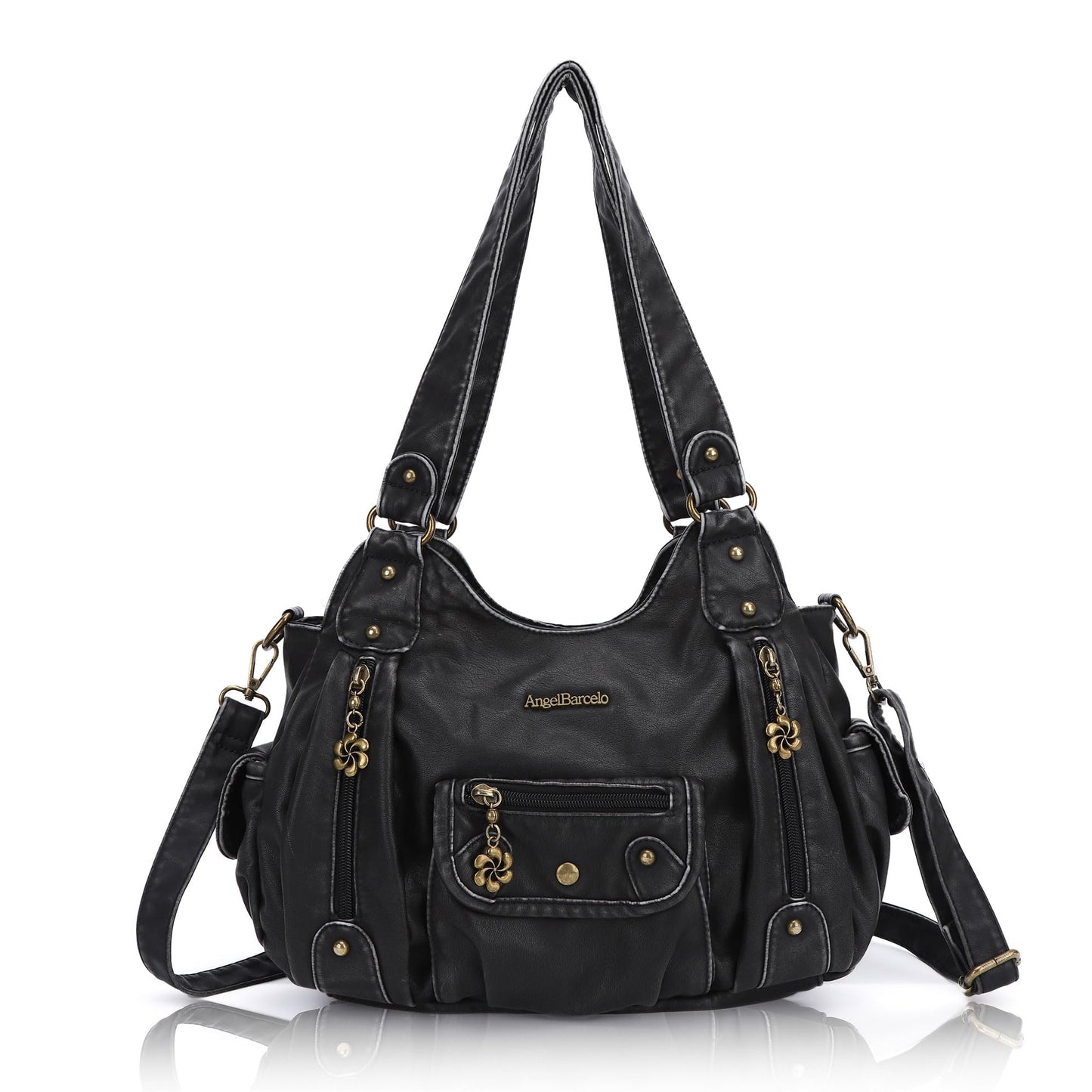 Angel Barcelo Purses for Women Soft PU Leather Shoulder Bag Crossbody Purse and Handbags