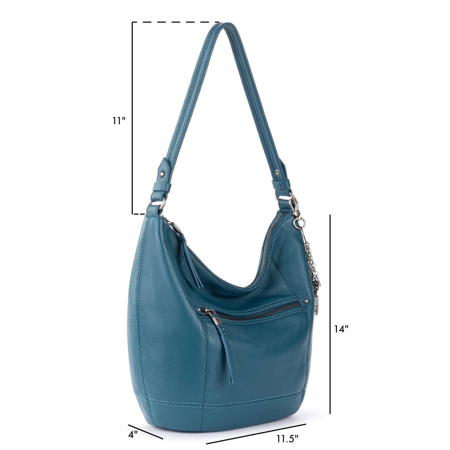 The Sak Sequoia Hobo Bag - Premium Large Leather Women's Handbag for Everyday & Travel - Durable Purse With Zipper Pocket