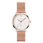 OLEVS Women's Mesh Bracelet Watch, Elegant Large Face Three Hand Analog Quartz Womens Wristwatch, Pretty Slim Date Display Waterproof Ladies Watches for Small Wrists