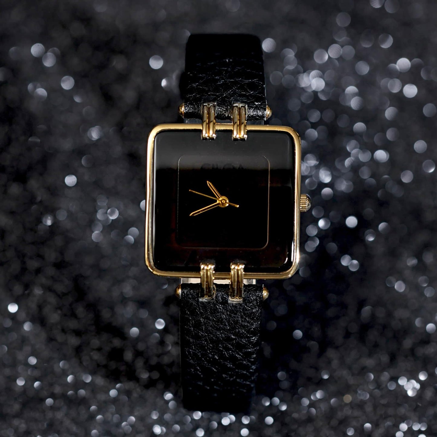Women's Leather Strap Watch Dainty Elegant Gold Watches for Women Classic Casual Fashion Square Ladies Watch Gifts Present for Her
