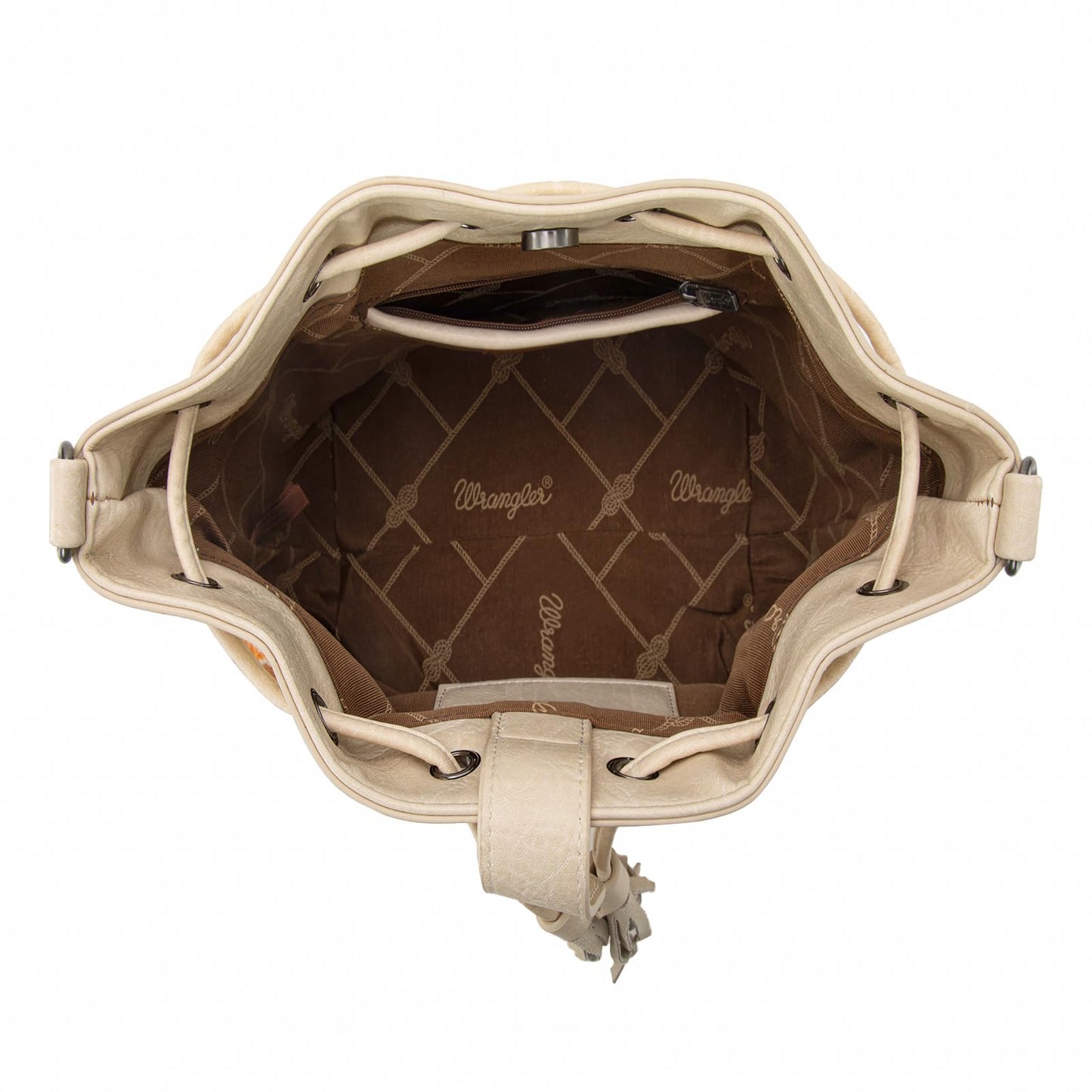 Wrangler Hobo Bags for Women Designer Aztec Bucket Purses Western Tapestry Shoulder Handbags
