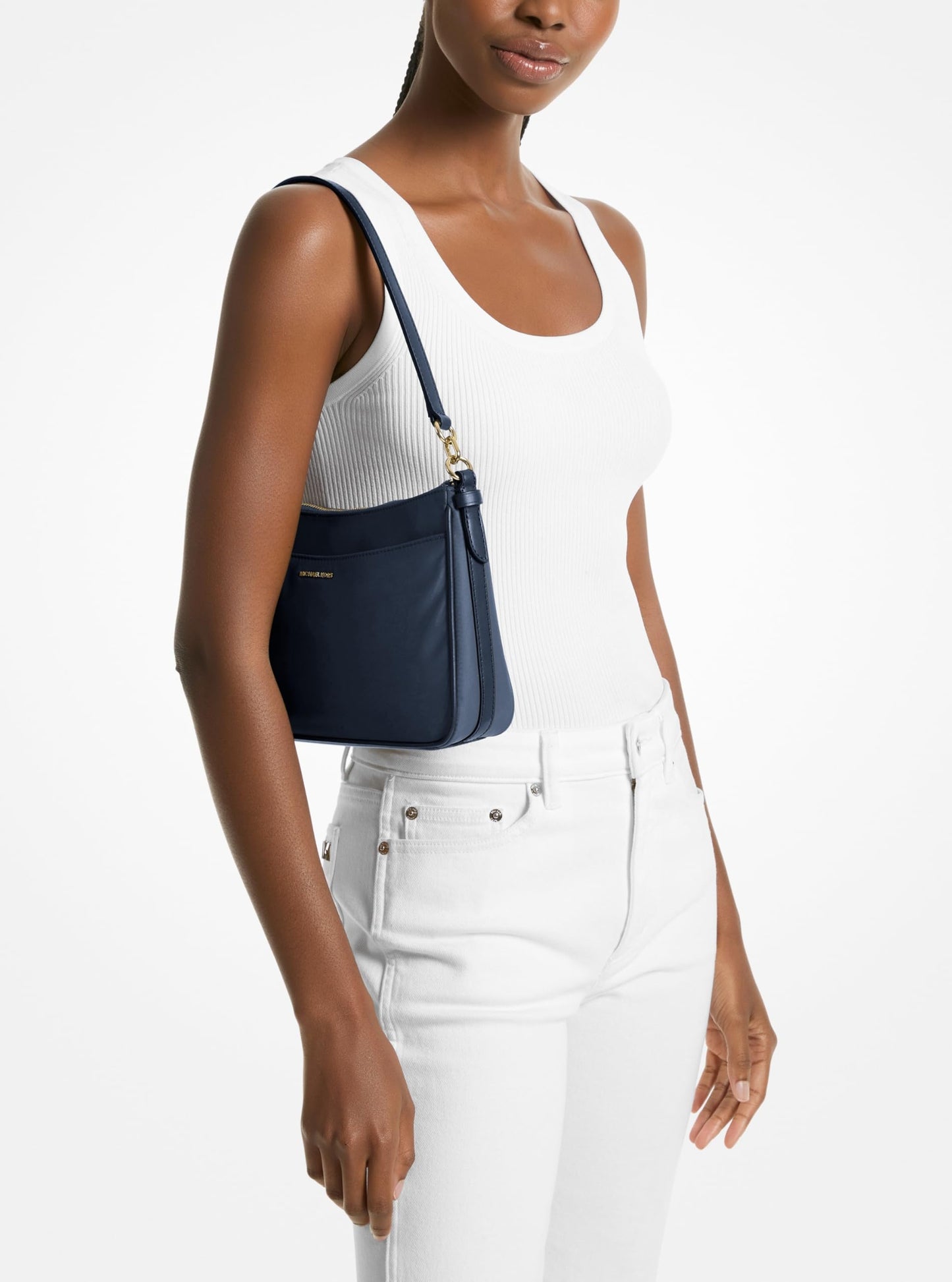 Michael Kors Women's Jet Set Top Zip Pochette Crossbody Bag