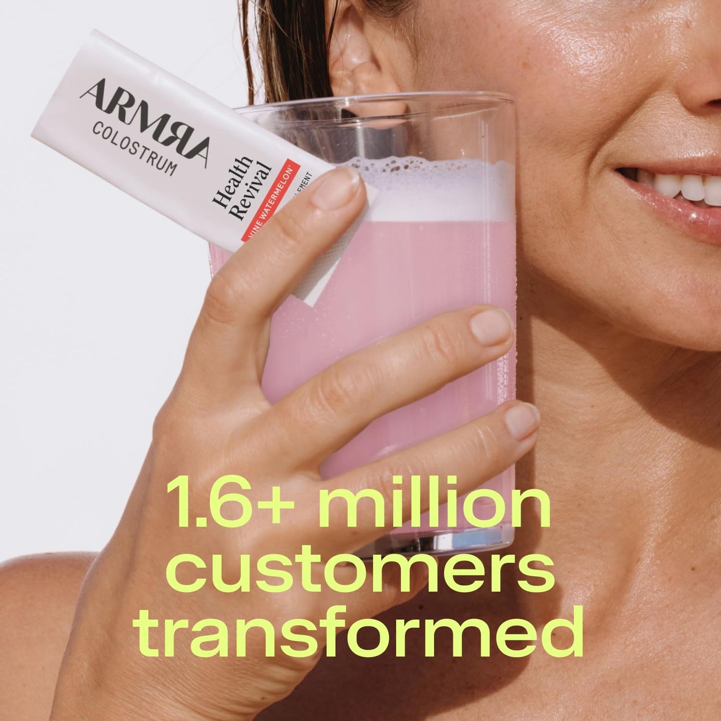 ARMRA Colostrum™ Powder | Blood Orange | Gut Health & Bloating | Skin & Hair | Immunity | Keto, Gluten & Fat-Free | 30 Servings