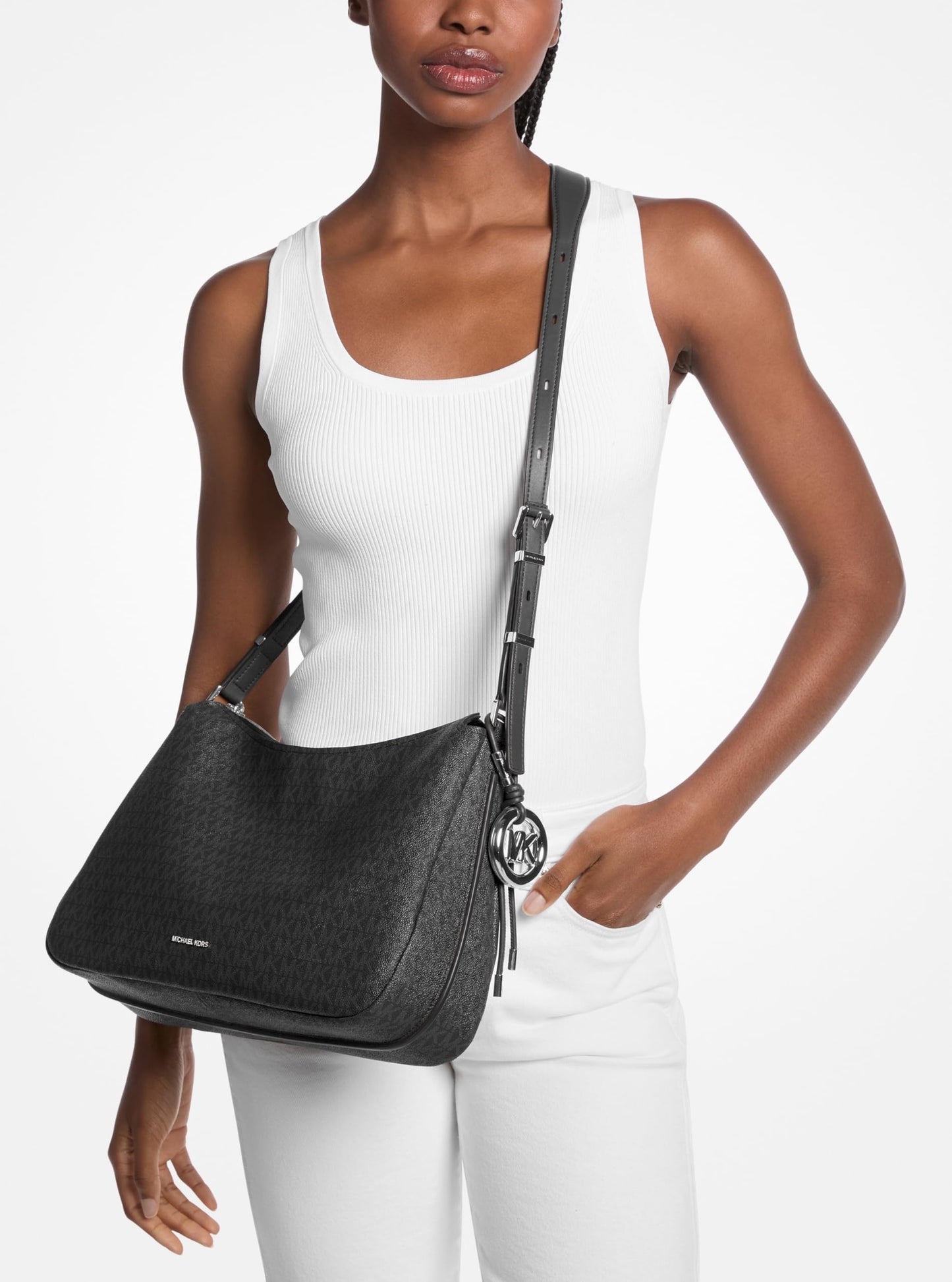 Michael Kors Nolita Medium Top Zip Convertible Shoulder Bag