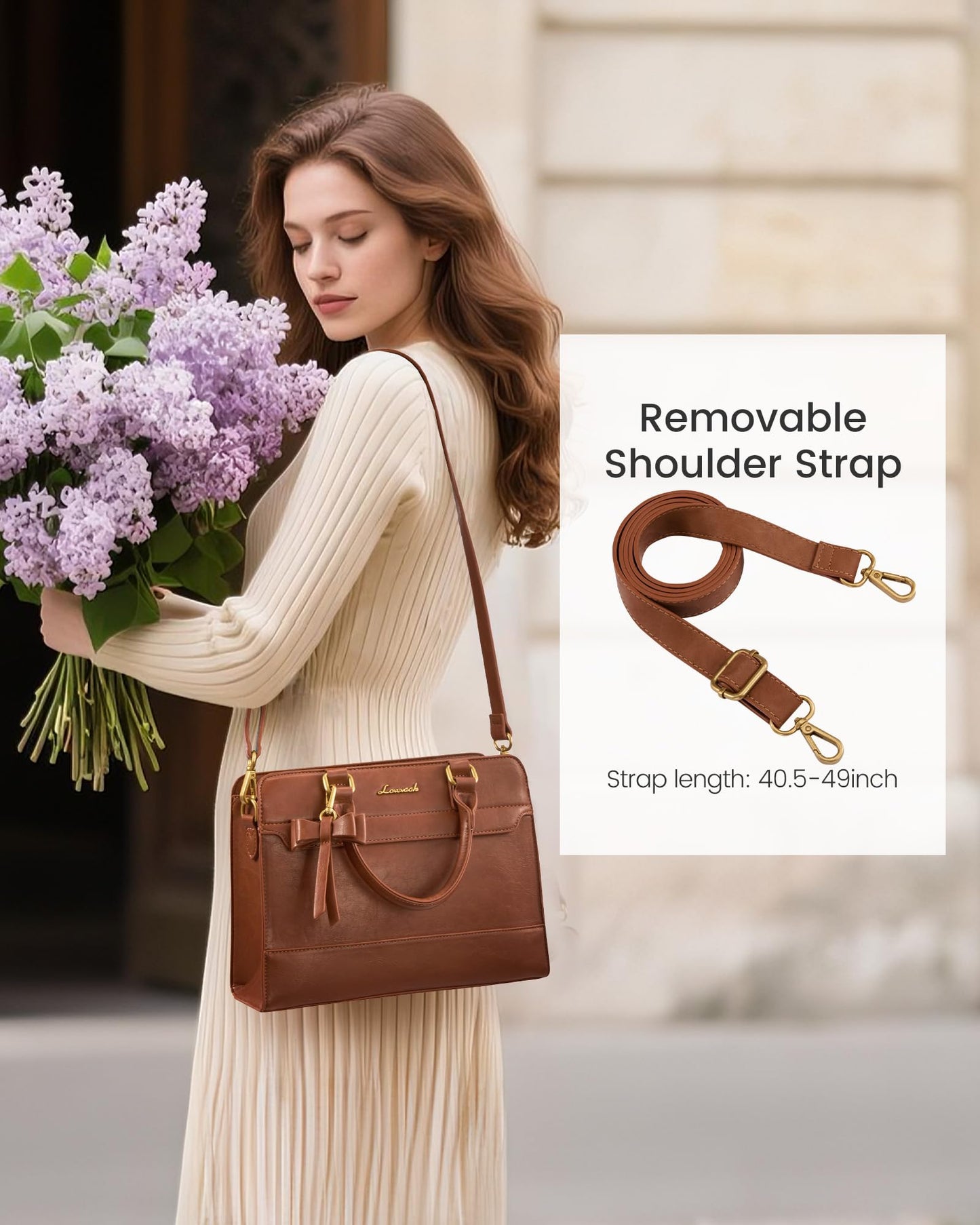 LOVEVOOK Purses for Women,Leather Tote Purse and Handbags,Satchel Shoulder Crossbody Top Handle Bags with Zipper