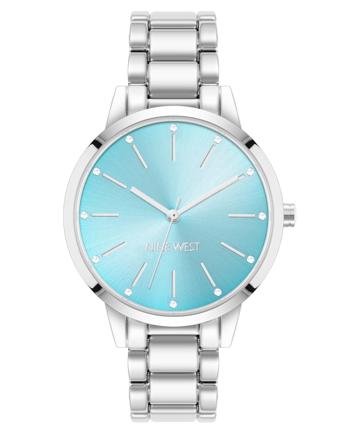 Nine West Women's Crystal Accented Bracelet Watch