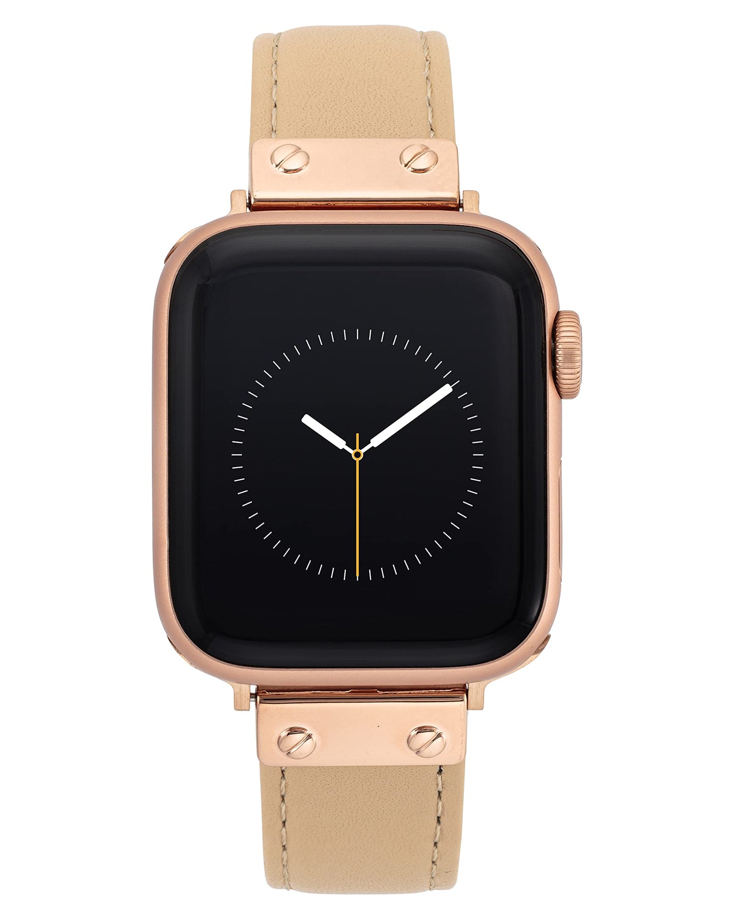 Anne Klein Leather Fashion Band for Apple Watch Secure, Adjustable, Apple Watch Band Replacement, Fits Most Wrists