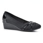 Cliffs by White Mountain Women's Bowie Cushioned Ballet Wedge Heel