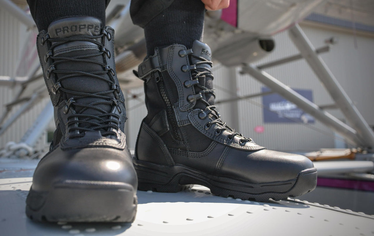 Propper Men's Series 100 8" Side Zip Boot, Black, 11.5 W USPropper Men's Series 100 8" Side Zip Boot, Black, 11.5 W US