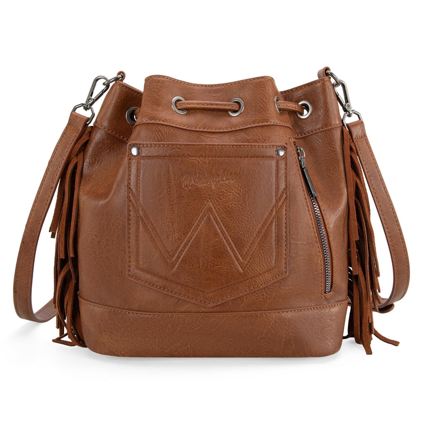 Wrangler Hobo Bags for Women Designer Aztec Bucket Purses Western Tapestry Shoulder Handbags