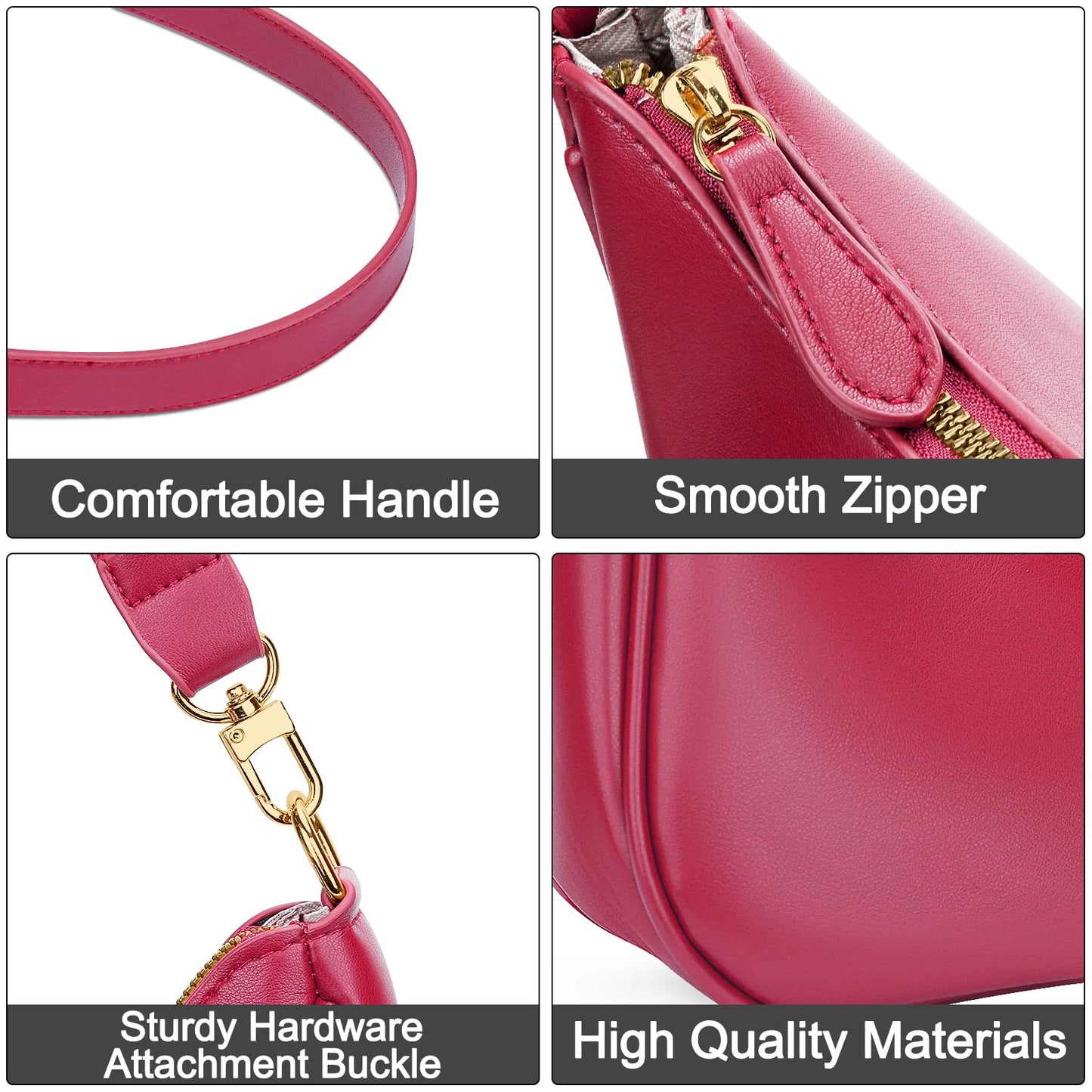 KKXIU Shoulder Bag for Women Cute Hobo Purses and Handbags Retro Clutch Underarm Purse | Cute