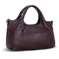 Iswee Leather Satchel Women Purse and Handbag Crossbody Shoulder Bag Hobo | Genuine Cowhide Leather Tote Top Handle Bag Soft & Durable Medium Size Bags with Detachable Multiple Pocketbooks Trendy