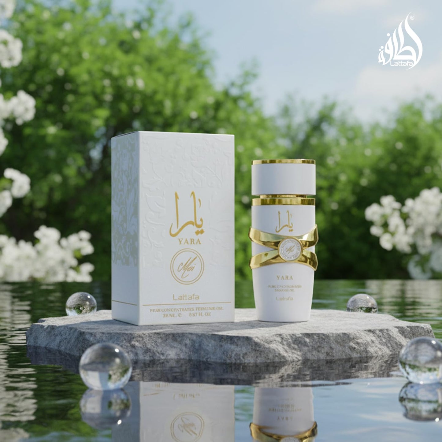 Lattafa Yara – Floral, Gourmand, Fruity, Musky – Pure Concentrated Perfume Oil Long-Lasting Fragrance for Women, 0.67 Ounce / 20 ml