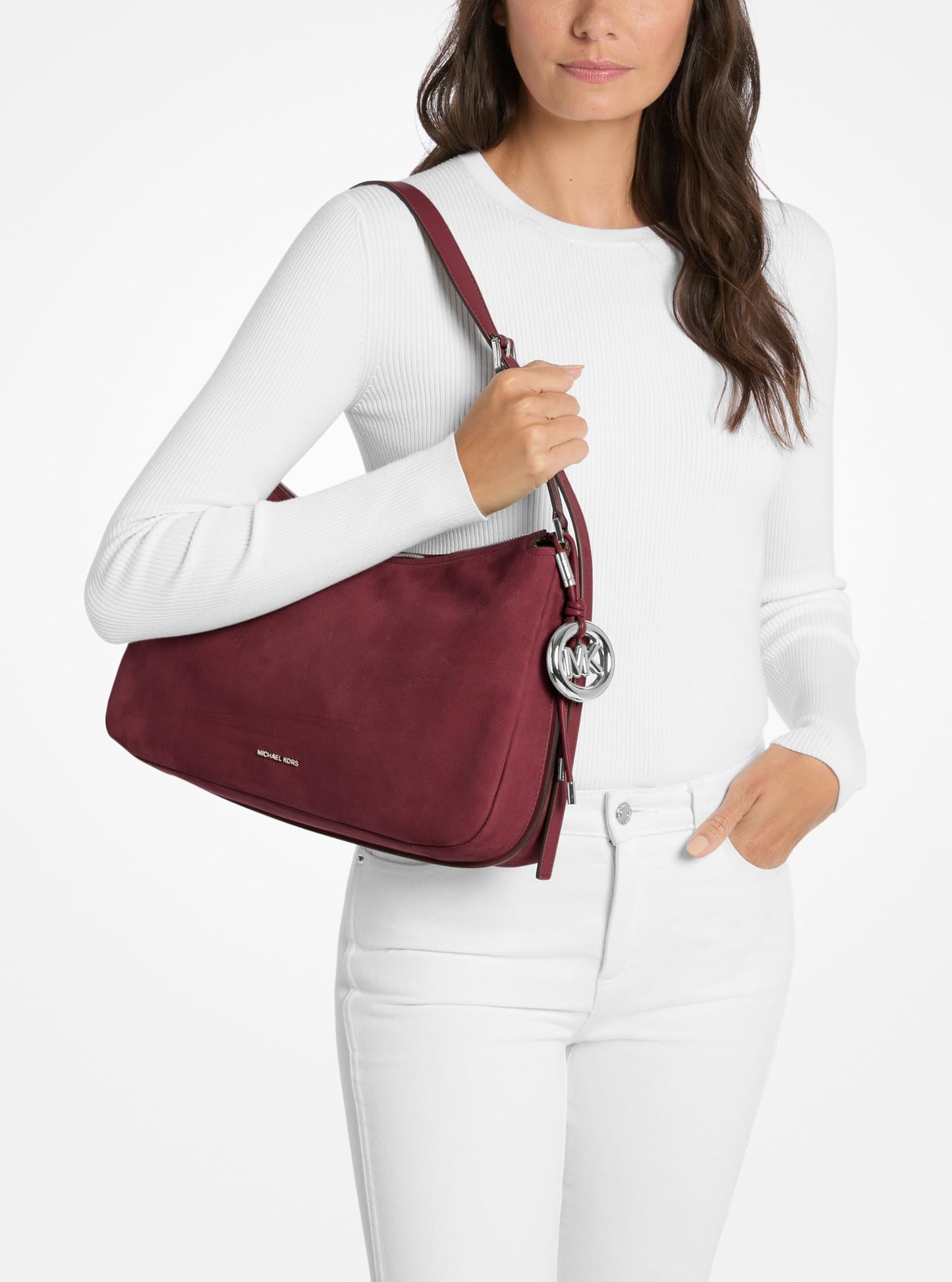 Michael Kors Nolita Medium Top Zip Convertible Shoulder Bag