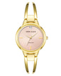 Women's Elegant Diamond Accent Watch – Stainless Steel Quartz Bracelet Watch