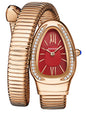 Gosasa Snake Bracelet Watch for Women, Elegant Wrap Around Bangle Wristwatch, Fashion Jewelry Style Quartz Watch, Adjustable Cuff Serpenti Watch for Dress & Gift