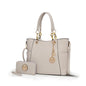 MKF Collection Tote Bag for Women, Handbag Set with Wallet-Top-Handle Bag Vegan Leather Purse by Mia K
